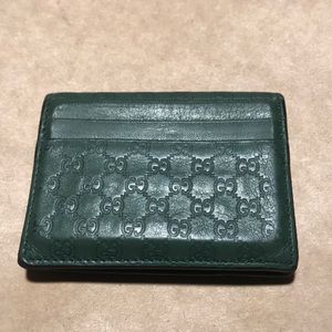 guccissima leather card holder/wallet